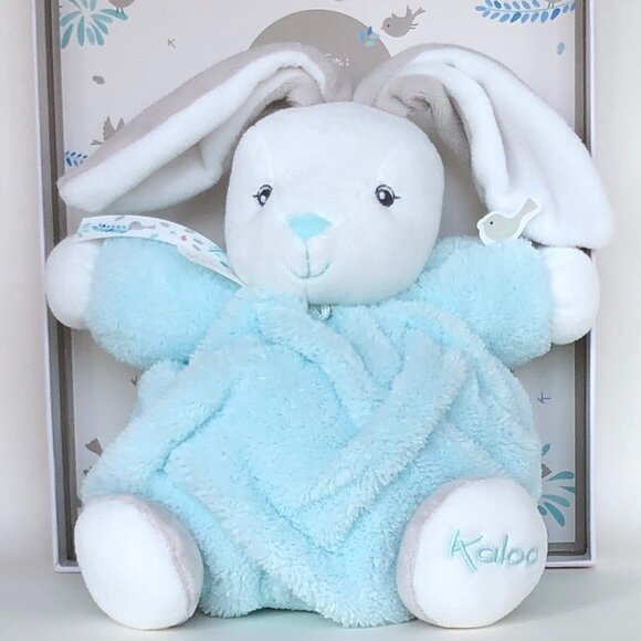 Kaloo Brand New Watercolor Blue Rabbit Soft Baby Plush Animal Bunny🐇🎨 - Picture 1 of 12